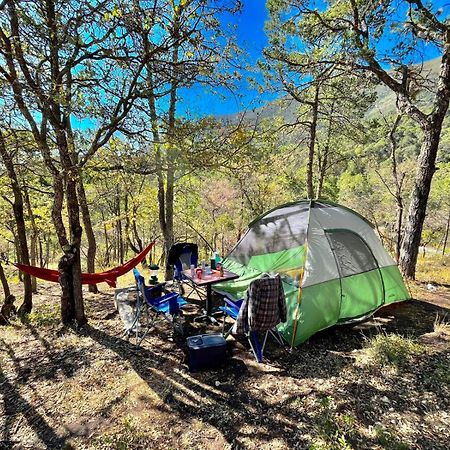 Camping En La Sierra De Arteaga Los Lirios Bagian luar foto