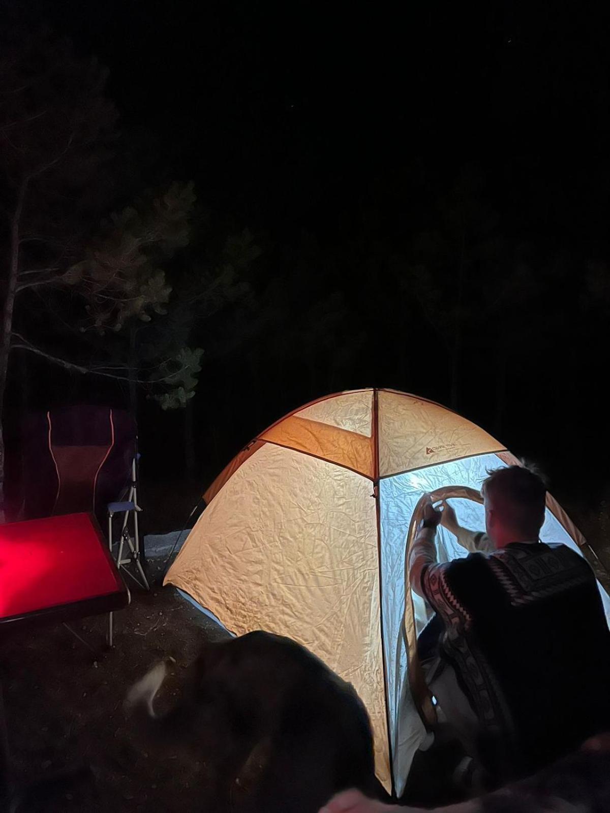 Camping En La Sierra De Arteaga Los Lirios Bagian luar foto