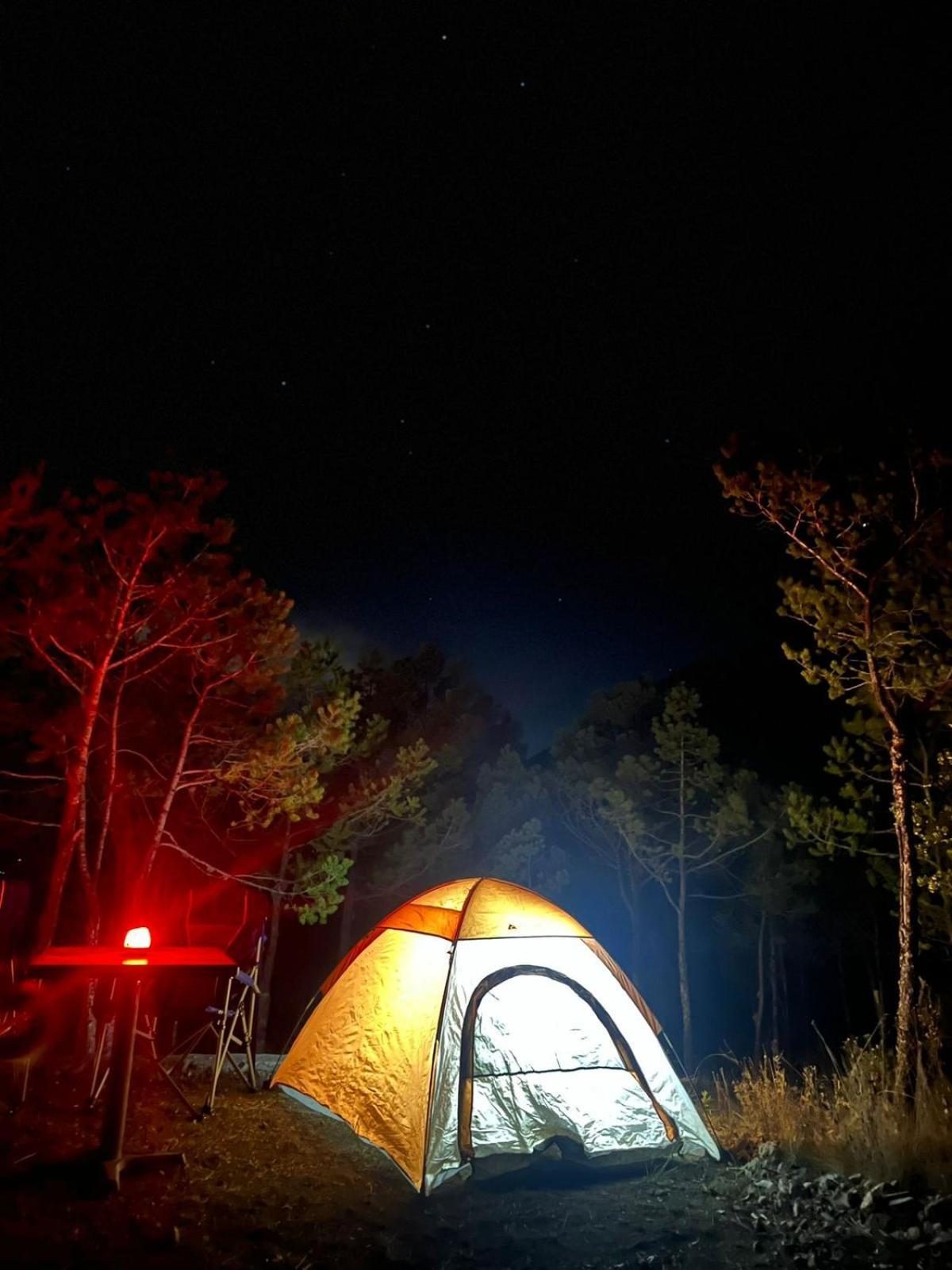Camping En La Sierra De Arteaga Los Lirios Bagian luar foto
