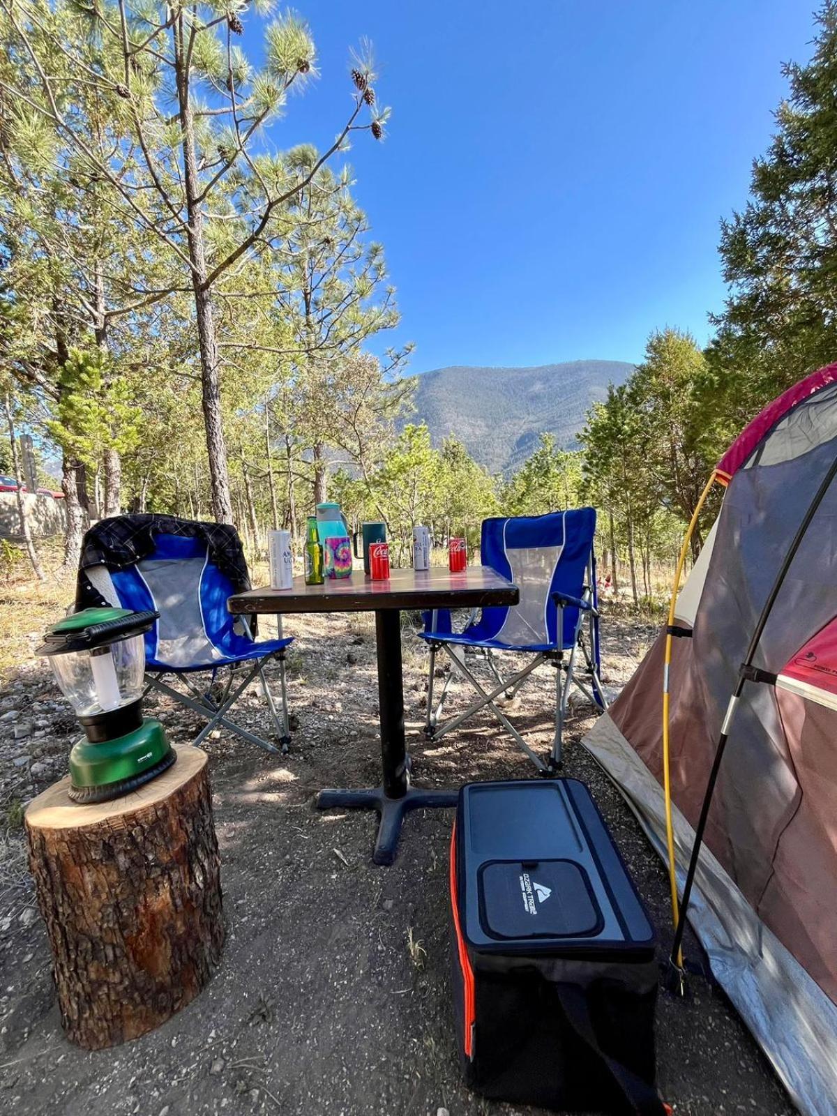 Camping En La Sierra De Arteaga Los Lirios Bagian luar foto