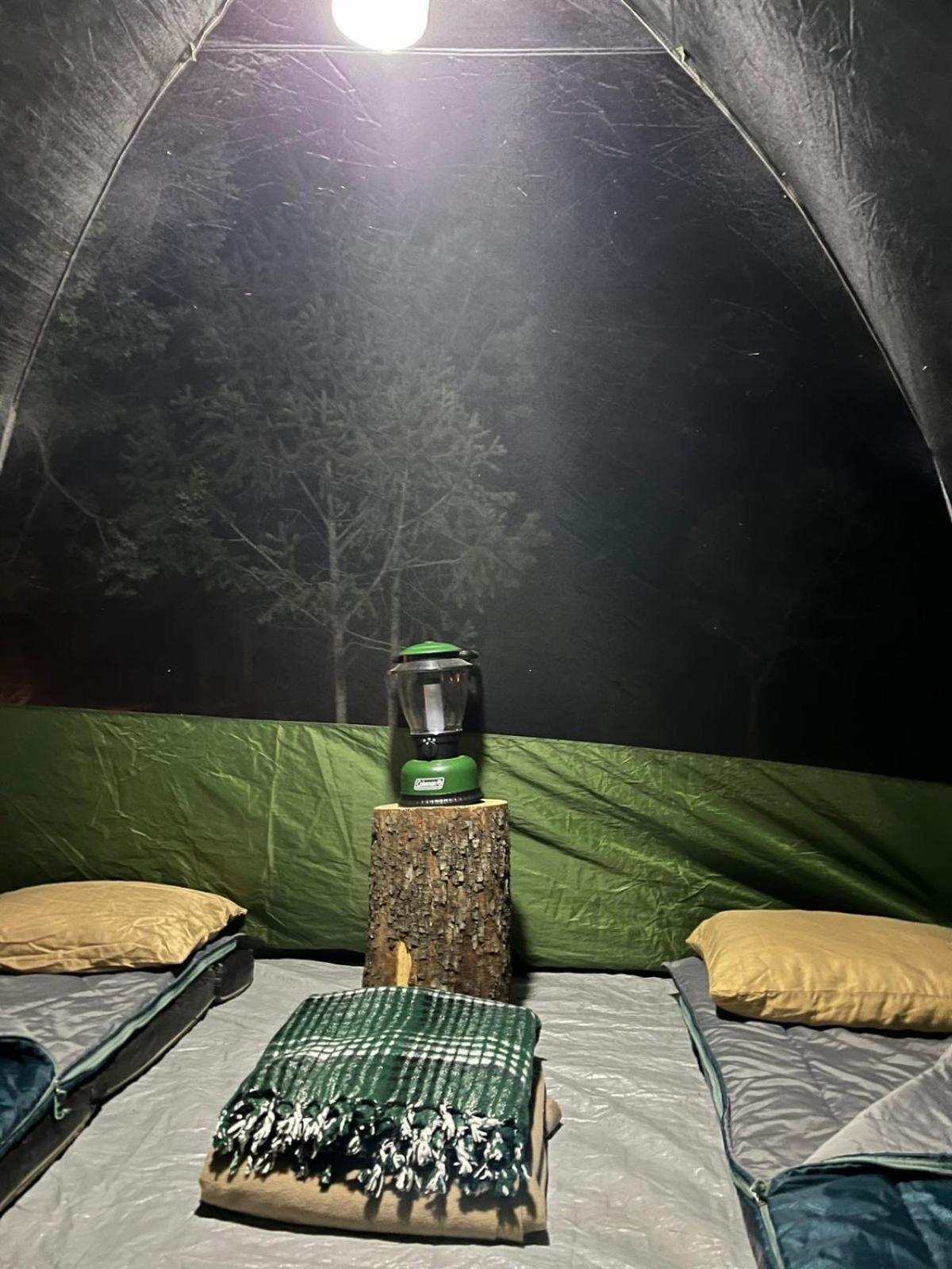 Camping En La Sierra De Arteaga Los Lirios Bagian luar foto