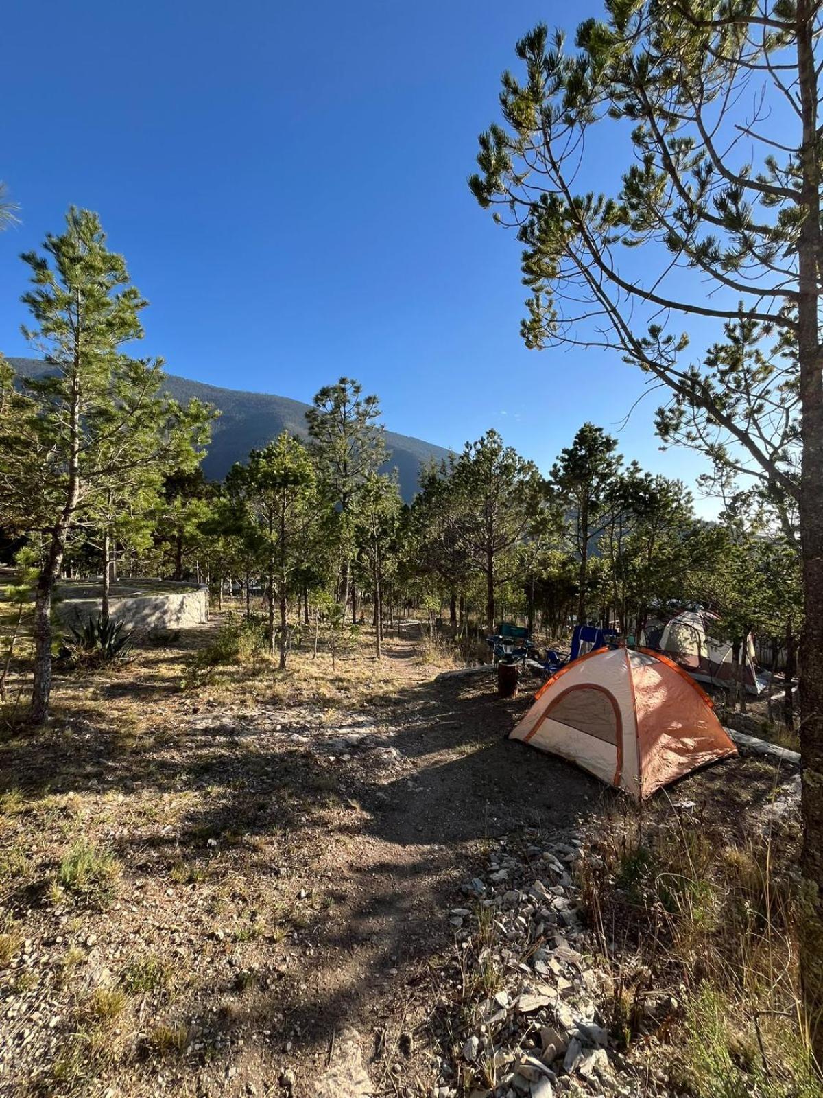 Camping En La Sierra De Arteaga Los Lirios Bagian luar foto