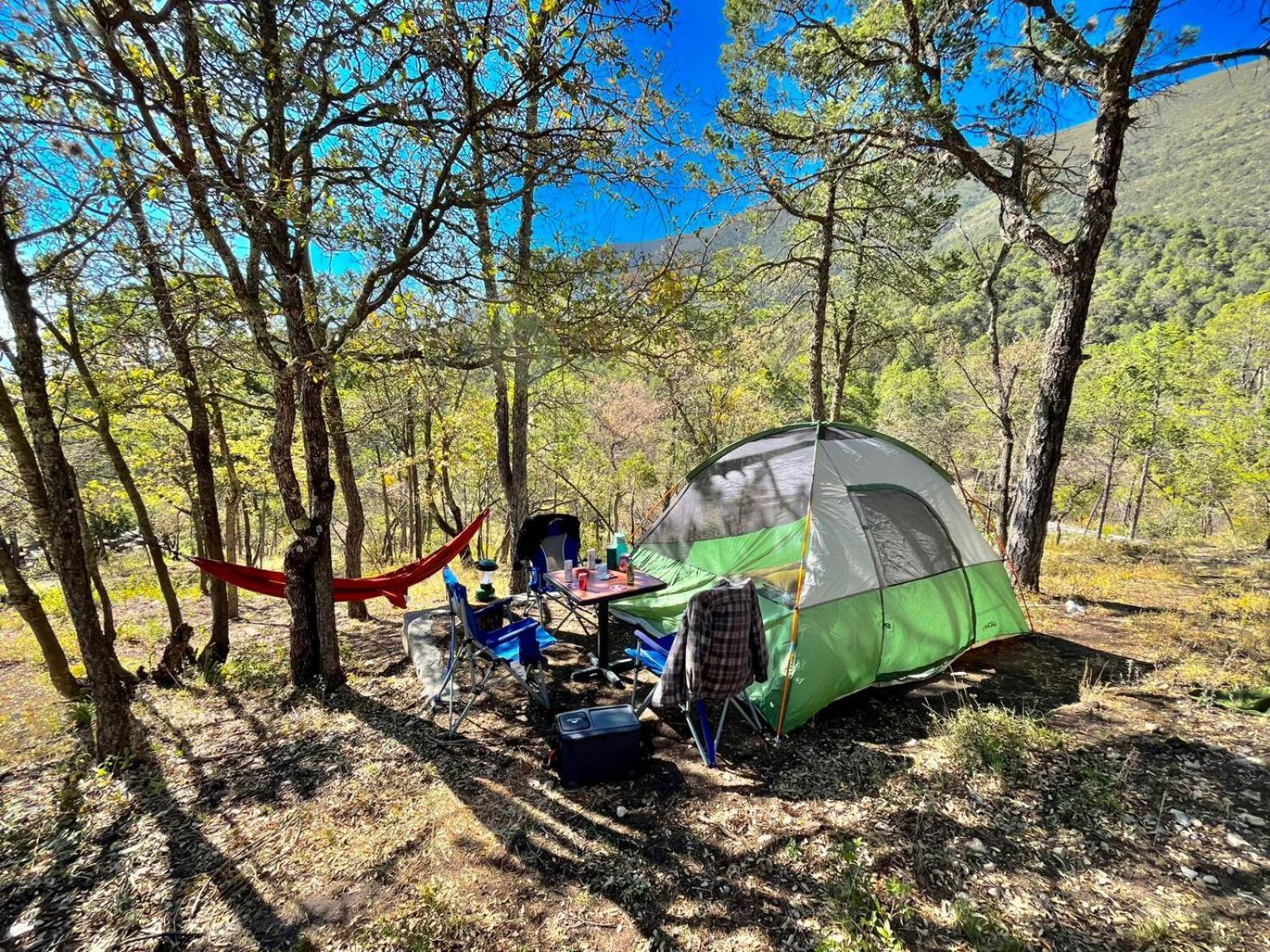 Camping En La Sierra De Arteaga Los Lirios Bagian luar foto