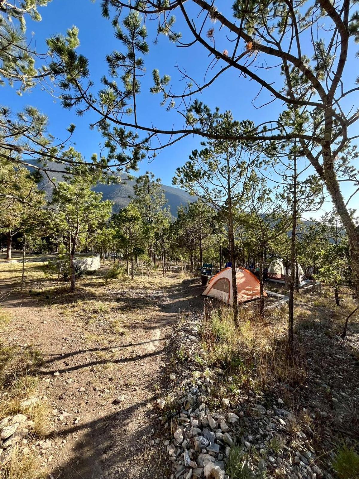 Camping En La Sierra De Arteaga Los Lirios Bagian luar foto