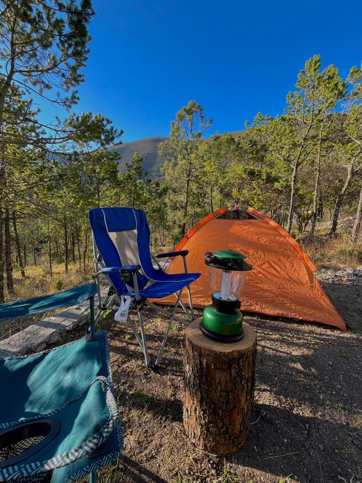 Camping En La Sierra De Arteaga Los Lirios Bagian luar foto