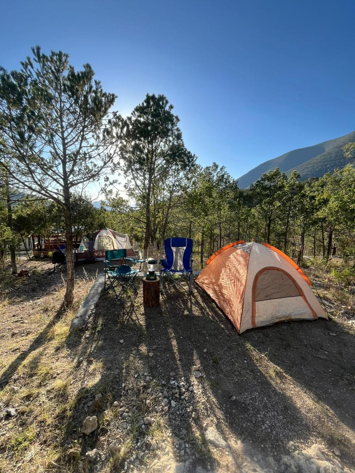 Camping En La Sierra De Arteaga Los Lirios Bagian luar foto