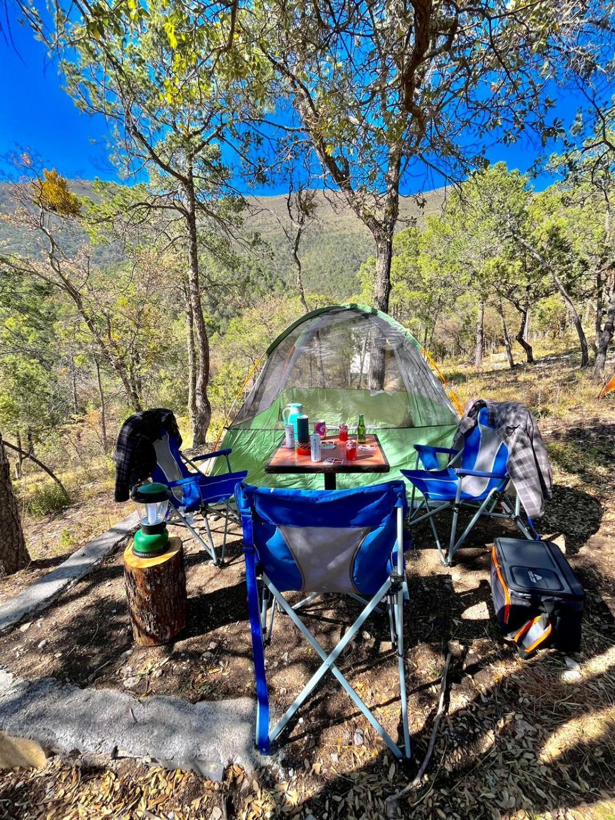 Camping En La Sierra De Arteaga Los Lirios Bagian luar foto